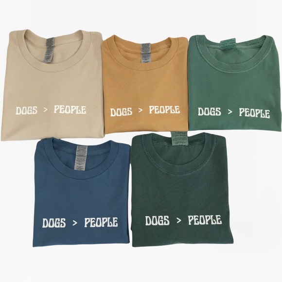 DOGS > PEOPLE Unisex Adult 100% Cotton T-Shirts - Various - Picture 13 of 16